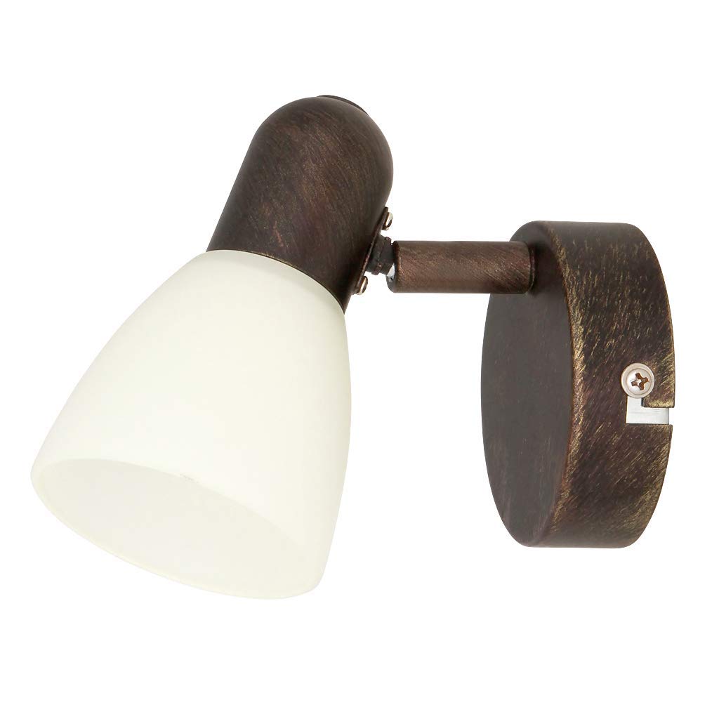 Rabalux 6591 Noble 1er Wall Spotlight Bulb Spot Swivel Wall Light Lamp Spot Reflector