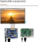 Peowuieu 7 Inch 1024x600 LCD Driver Board VGA 2AV Reversing Priority view 4