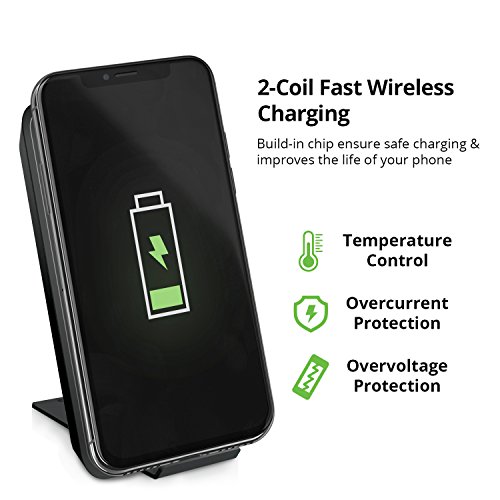 Celeir Wireless Charger, Qi Certified Wireless Charger for iPhone