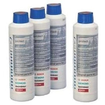 Bosch 00311566 Vorteilspaket 4x Maschinenpfleger für Waschmaschinen 4x 250 ml
