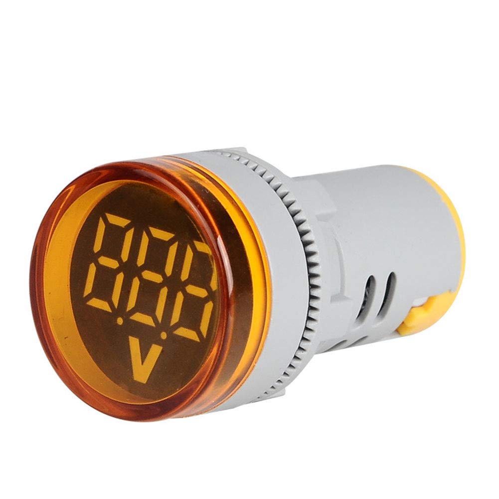Coromose Voltage Indicator 22mm LED Digital Display Gauge Volt Voltage