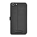 KuGi BLU Advance 5.0 case - BW Style Ultra-Thin PU Leather Case for BLU Advance 5.0 Smartphone. (Black)