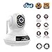 Baby Monitor, Creaker Wireless Camera Wired WiFi Security Cam Video with Two-Way Audio,Pan Tilt,P2P WPS IR-Cut Nanny Camera,Night Vision and Motion Detection,1 Year Warranty