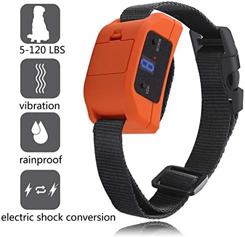 Bark Collar [2019 Newest Automatic ] Stop Dogs Barking Fast/Vibration/Control Barking/Battery Anti bark Collar/Adjustable Collarfor Small, Medium, Large Dogs(Orange)