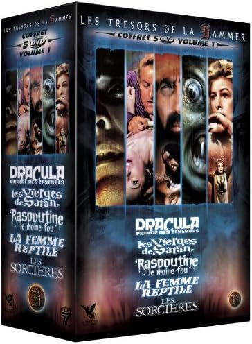 Coffret Hammer N 1 5 Dvd Dracula Prince Des Tenebres Les Sorcieres De Cyril Frankel La Femme Reptile Raspoutine Le Moine Fou Les Vierges De Satan Amazon Fr Christopher Lee Peter Cushing Christopher Lee Peter Cushing Dvd