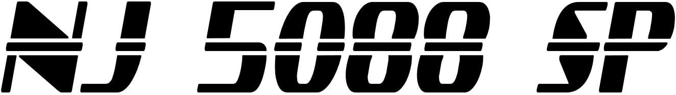 Stickyzilla Custom Made Vinyl Boat PWC Boat Registration Numbers Set of (2) 3" X 22", Sando