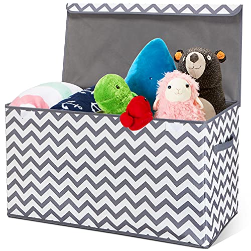 Woffit Extra Large Toy Box Collapsible Toys Storage Chest for Kids w