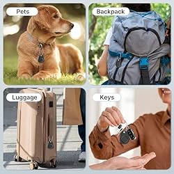 Waterproof AirTag Keychain Holder - 4 Pack Airtag