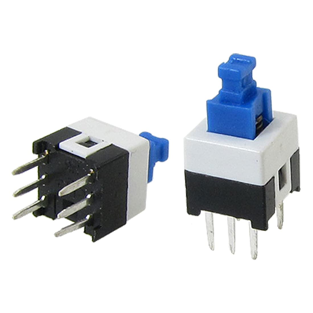 Sourcingmap 20pcs 7 x 7mm Momentary Tactile Tact Torch Push Button Switch Non Lock 6 Pin DIP