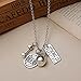 Luvalti “Strong is Beautiful” Pendant Necklace - Best Motivational Gift - Weight Plate Barbell Dumbbell Pendants