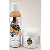 generic Essence de Beaute Papaya Cleanser 6oz + Collagen &amp; Vitamin E Face and Body Cream 4oz (Set)