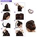 Dance Fairy Hair Styling Accessories Kit Updo Sets Ballerina Bun Maker Hair Nets Invisible Elastic Edge Mesh Sponge Disk Hair Tools Hair Ties Hair Pin