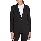 Lysse Essential Ponte Blazer (US, Alpha, Medium, Regular, Regular, Standard, Black)