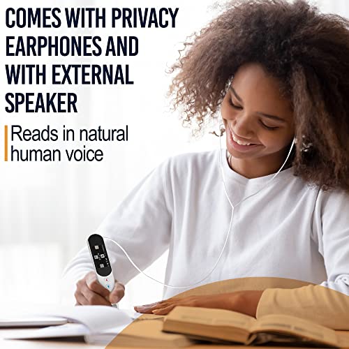 Rocket Pen Reading Tutor + Case. Use Its Six Learning Aids to Make Reading Your New Super Power. OCR Scanner for Dyslexia - Hear Scanned Text. Scans Phone, Tablet, Printed Page. No PC Needed