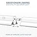 Hyperikon Linkable LED Shop Light, 4FT Single Tube, 4000K (Daylight Glow), 2400 lumens, Frosted Cover, 23W (60W Eq.), Linkable Integrated Single Fixture, For Workshop Garage Basement - (6 Pack)