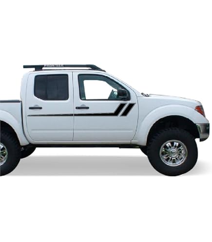 Vinilo Calcos Laterales Caja Adhesivo Nissan Frontier Tuning | Cuotas Sin Interés