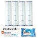 Pleatco PA106-PAK4 Replacement Cartridge for Hayward SwimClear C-4025, Pack of 4 Cartridges primary