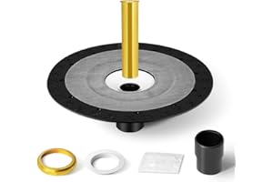 ZIXIXVAN Freestanding Tub Drain Rough-in Kit for Free Standing Bathtub-Freestanding Bathtub Tub Drain With Brass Tail Pipe and ABS Plastic Pipe CUPC Certification