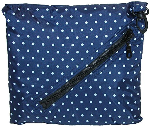 ShedRain Packable Anorak Jacket Lightweight BITTY DOT Blue, Large / X-Large - Thumbnail 4