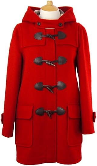 Amazon バーバリー Burberry Brit レディース ダッフルコート レッド Minstead 5618s 6080b Military Red サイズ12 並行輸入品 コート ジャケット 通販