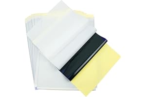 MOKOHOA Tattoo Transfer Paper, 100 Sheets Stencil Transfer Paper for Tattooing, 4 Layers Premium DIY Tattοο Tracing Paper Transfer Kit Supplies A4 Size