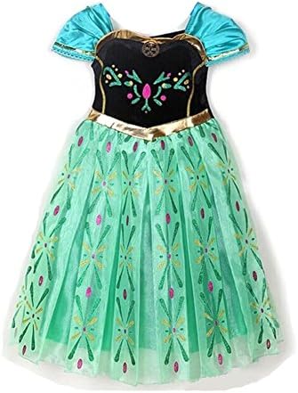 BD Baby Girl's Snow Queen Dress Costume Party Princess Dress Sequined Dress, 9