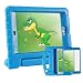 HDE Case for iPad Mini 1 2 3 Kids Shockproof Bumper Hard Cover Handle Stand with Built in Screen Protector for Apple iPad Mini 1st 2nd 3rd Generation (Blue) primary