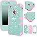 Majesticase® iPhone 4/4S Case - 3 Layers Diamante Bling Crystals Full Body Hybrid Armor Protection Cover + FREE Stylus in Green/Pink