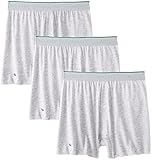 Lacoste Men's 3-Pack Essentials Cotton Knit Boxer, Grey, Medium