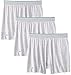 Lacoste Men's 3-Pack Essentials Cotton Knit Boxer, Grey, Medium