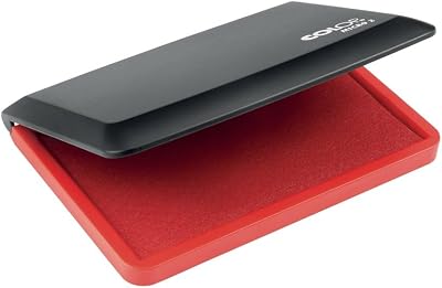 Colop Micro 2 Red Rubber Stamp Ink Pad 110x70mm Water Based Non-Toxic