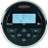 Jensen MS3ARTL AM/AM/FM/USB/Bluetooth Compact 3.5" Round Waterproof Stereo with App Control