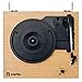Record Player, Popsky Vintage Turntable 3-Speed Bluetooth Record Player with Speaker, Portable LP Vinyl Player, RCA Jack, Natural Woodthumb 1