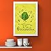 8 x 10 Everyday I'M Brusselin Brussel Sprout Funny Home & Kitchen Pun Wall Decor Prints Poster