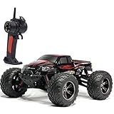 TOZO C2032 RC CARS High Speed 30MPH 1/12 Scale RTR Remote control Brushed Monster Truck Off road Car Big Foot RC 2WD ELECTRIC POWER BUGGY W/2.4G Challenger Red