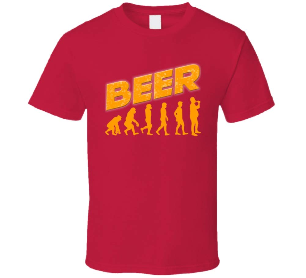 Jokertshirt Evolution Of Beer Funny Drinking T Shirt