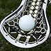 Champion Sports Colored Lacrosse Balls: White Official Size Sporting Goods Equipment for Professional, College & Grade School Games, Practices & Recreation - NCAA, NFHS and SEI Certified - 1 Pack