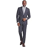 Tallia Mens Classic fit Suit Jacket Blazer 40 S Blue Solid