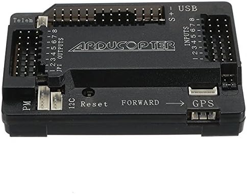 LaDicha Ardupilot APM 2.8 Flight Controller Board Bend Pin with Protective Case for RC Multi Rotor Drone - With Compass