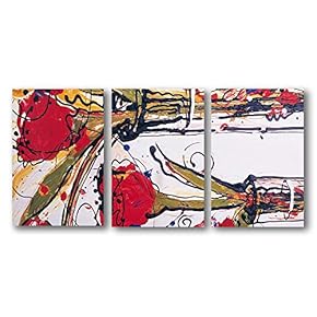 3 Panel Canvas Wall Art Abstract Oil Painting Pictures Home Wall Decorations for Bedroom Living Room Paintings Canvas Prints Framed - 16"x24" x 3 Panels
