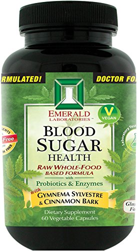 Emerald Laboratories - Blood Sugar Health - with Gymnema Sylvestre & Cinnamon Bark - 60 Vegetable Capsules