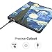MoKo Case for All-New Kindle Oasis (9th Generation, 2017 Release) - Premium Ultra Lightweight Shell Cover with Auto Wake / Sleep for Amazon Kindle Oasis E-reader Case, Starry Night