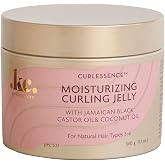 KeraCare CurlEssence Coconut Curling Jelly 11.25 oz - With Jamaican Black Castor Oil &amp; Coconut Oil - Lock in Moisture - For Shiny &amp; Defined Curls