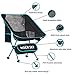 Portable Camping Chair, Lightweight Compact Folding Backpacking Chair, Heavy Duty 250lbs Capacity with Carry Bag, Breathable and Comfortable for Outdoor, BBQ, Hiking, Picnic, Fishing, Festival