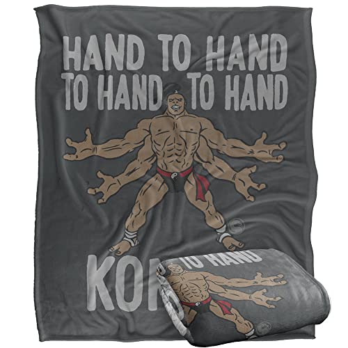 MORTAL KOMBAT Klassic Silky Touch Superweiche Kuscheldecke 152 x 127 cm