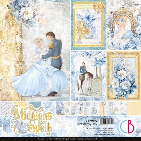 Ciao Bella Midnight Spell Paper Pad Collection 30.5x30.5cm 12 Sheets