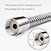 HOMEIDEAS Kitchen Pull-Out Faucet Male Spray Nozzle Head G1/2 Faucet Head Replacement,Brushed Nickel