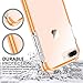 iPhone 8 Plus 7 Plus Shatterproof Hard Case (Clear) with Bumper Edges for Apple iPhone 8 Plus 7 Plus by DAUPIN Yellow