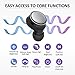 WAKWLK Bluetooth 5.0 True Wireless Earbuds with Charging Case for iPhone Android, 55H Cyclic Playtime Waterproof Touch Control Stereo Headphones with mic, in-Ear Earphones Headset for Sport
