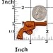 Tiny Pistol Silicone Mold Easy to use with Fondant, Chocolate, Candy, Resin, Polymer Clay. Perfect size mold to create western jewelry pieces.